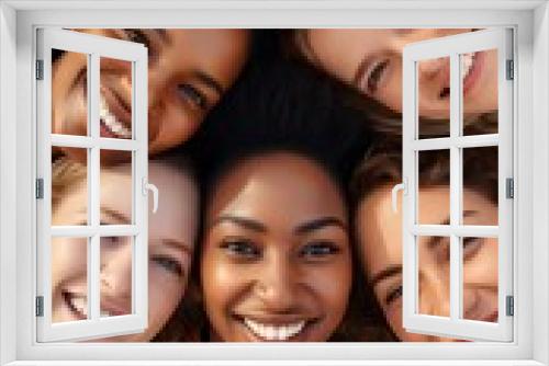 Group of Friends Smiling Outdoors