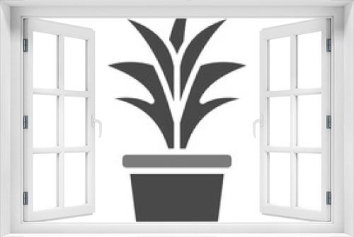 Fototapeta Naklejka Na Ścianę Okno 3D - Plant Icon