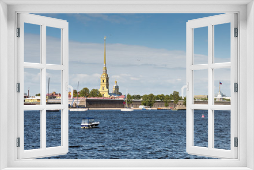 Fototapeta Naklejka Na Ścianę Okno 3D - Peter and Paul Fortress, Sankt Petersburg, Russia