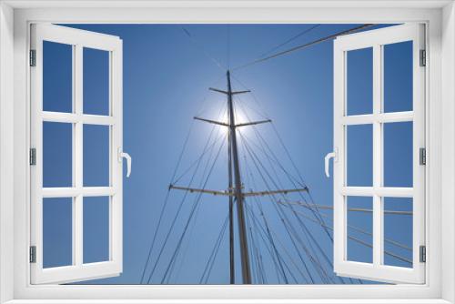 Fototapeta Naklejka Na Ścianę Okno 3D - Yacht details