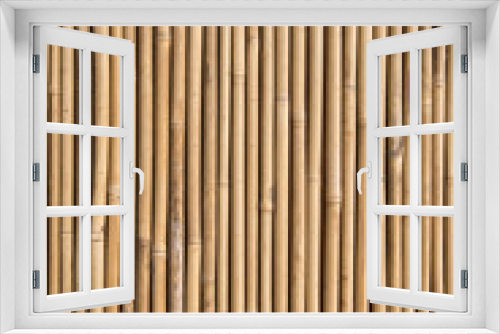 Fototapeta Naklejka Na Ścianę Okno 3D - bamboo fence