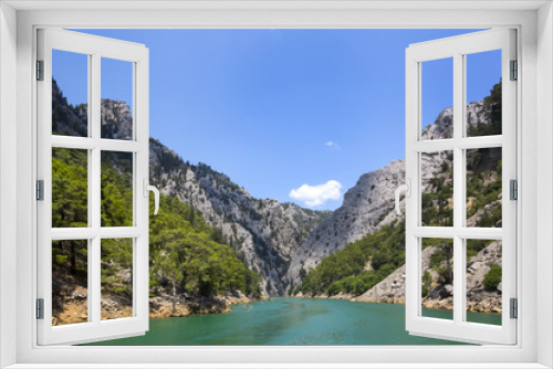 Fototapeta Naklejka Na Ścianę Okno 3D - Big Green Canyon Nature Reserve in Turkey