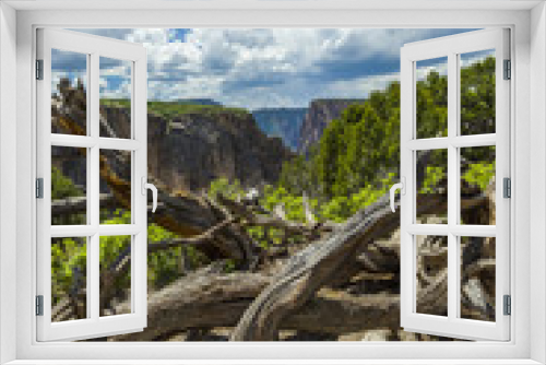 Fototapeta Naklejka Na Ścianę Okno 3D - Black Canyon of the Gunnison National Park North Rim
