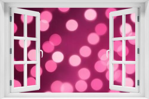 Bokeh lights on a pink background