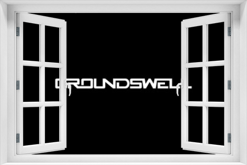 grounds well political logo design vector image editable