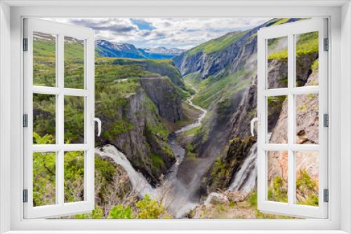 Fototapeta Naklejka Na Ścianę Okno 3D - Voringsfossen waterfalls near Hardangervidda in Norway