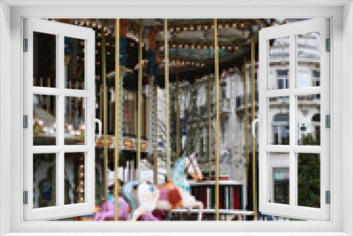 Fototapeta Naklejka Na Ścianę Okno 3D - Carrousel
