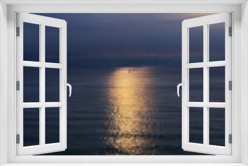 Fototapeta Naklejka Na Ścianę Okno 3D - sunset on the ocean