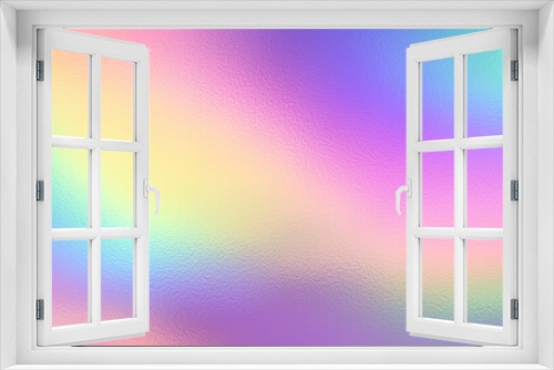 Colorful iridescent, holographic rainbow foil texture background. 