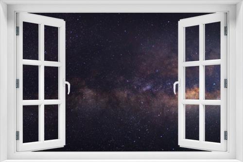 Fototapeta Naklejka Na Ścianę Okno 3D - The Panorama Milky Way galaxy, Long exposure photograph