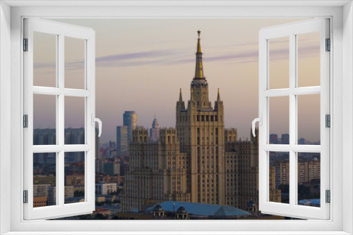 Fototapeta Naklejka Na Ścianę Okno 3D - Landscape Moscow city, Moscow, Russia