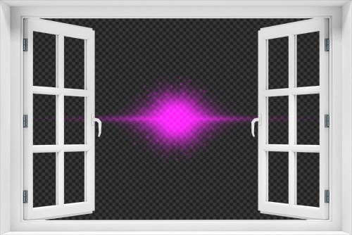 Purple horizontal light effect of lens flares