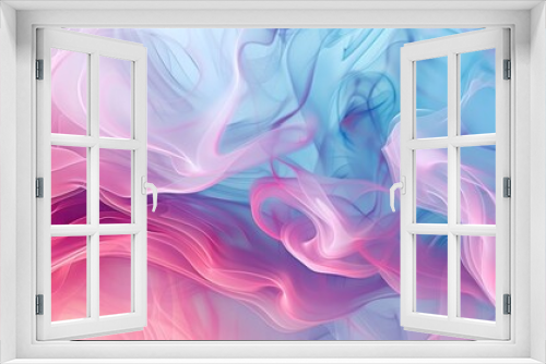 Abstract colorful smoke background with pink, blue, and red hues