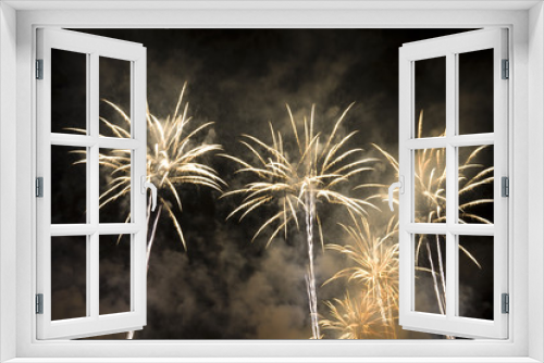 Fototapeta Naklejka Na Ścianę Okno 3D - Bright Beautiful Colorful Fireworks