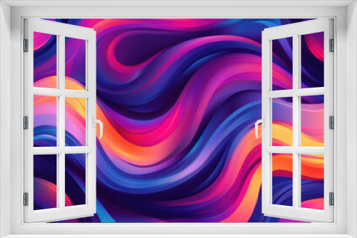 Colorful abstract background with a flowing liquid shape creating a modern and vibrant design