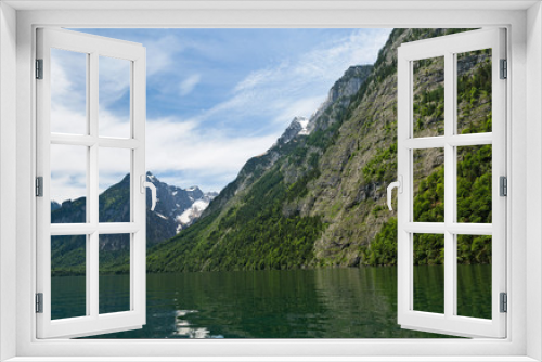 Fototapeta Naklejka Na Ścianę Okno 3D - The scenic Königssee lake