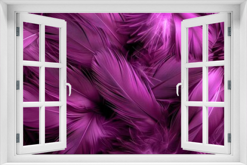 Purple Feathers Soft Background Texture Macro Close Up