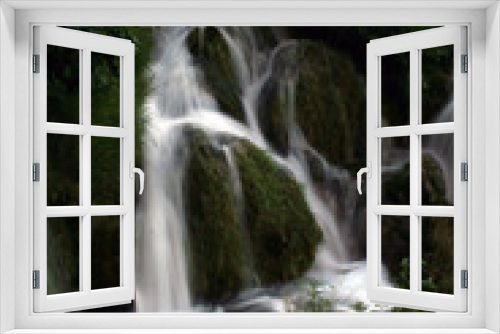 Fototapeta Naklejka Na Ścianę Okno 3D - Waterfall***