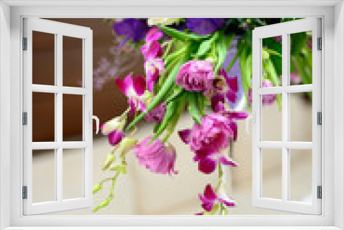 Fototapeta Naklejka Na Ścianę Okno 3D -  Nice flower arrangement for an event party or wedding reception