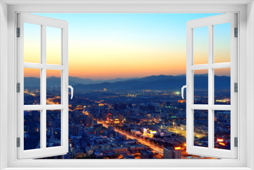 Fototapeta Naklejka Na Ścianę Okno 3D - Beijing sunset