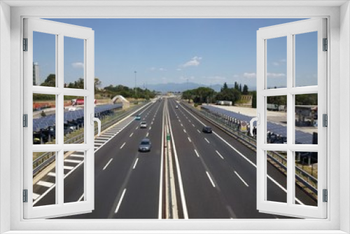 Fototapeta Naklejka Na Ścianę Okno 3D - Autostrada