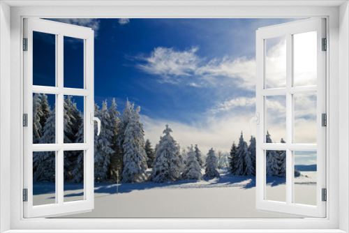 Fototapeta Naklejka Na Ścianę Okno 3D - Winter 22