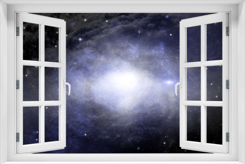 Fototapeta Naklejka Na Ścianę Okno 3D - galaxy in a free space