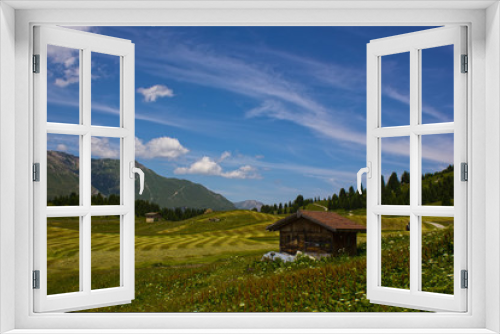 Fototapeta Naklejka Na Ścianę Okno 3D - Alp Flix – Wandern in den Alpen