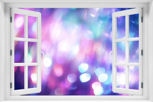 Colorful pastel bokeh lights. Party or celebration concept. Dreamy and magical atmosphere. Banner, wallpaper