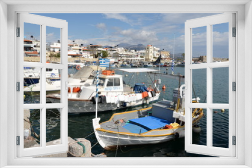 Fototapeta Naklejka Na Ścianę Okno 3D - Boote bei Ierapetra, Kreta