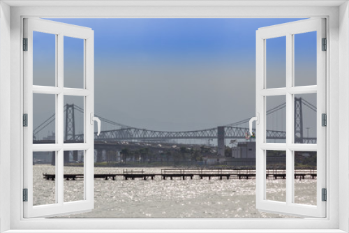 Fototapeta Naklejka Na Ścianę Okno 3D - Ponte pênsil