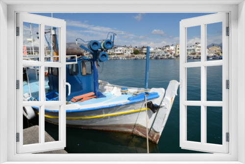 Fototapeta Naklejka Na Ścianę Okno 3D - Boot bei Ierapetra, Kreta