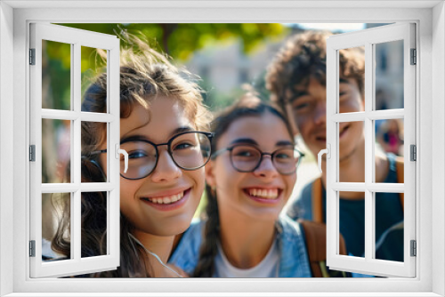 Happy Students Enjoying Summer Break