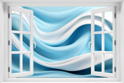 Abstract blue background with waves