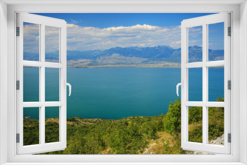 Fototapeta Naklejka Na Ścianę Okno 3D - Amazing view of Skadar lake national park, Montenegro
