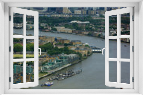 Fototapeta Naklejka Na Ścianę Okno 3D - Panorama Londra