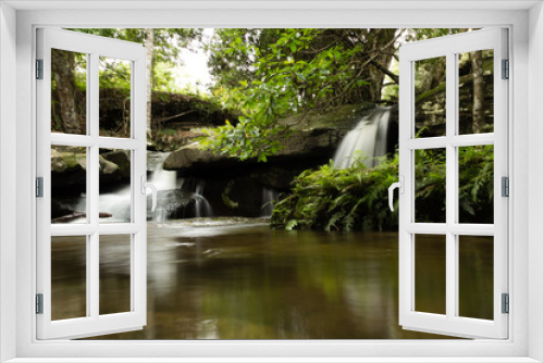 Fototapeta Naklejka Na Ścianę Okno 3D - waterfall in National park,Thailand