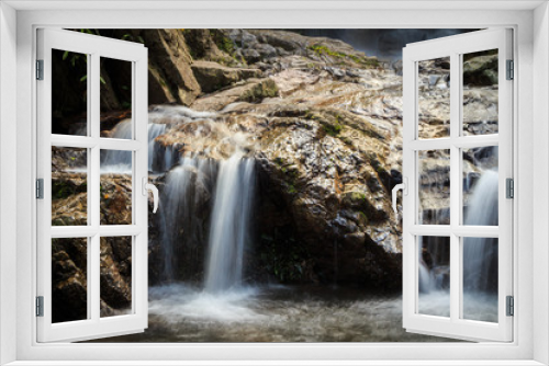 Fototapeta Naklejka Na Ścianę Okno 3D - Image of waterfall in Thailand