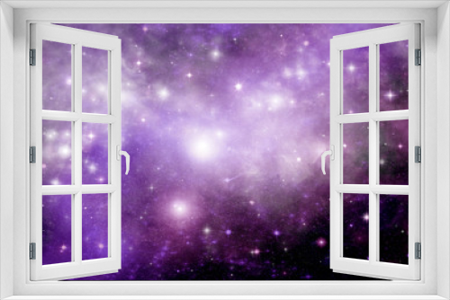 Fototapeta Naklejka Na Ścianę Okno 3D - galaxy in a free space