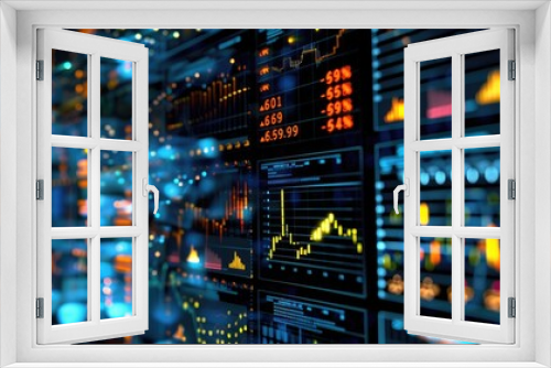 Digital display of market analysis and business intelligence