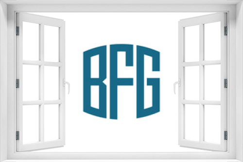 BFG logo design vector template. BFG logo design.