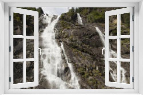 Fototapeta Naklejka Na Ścianę Okno 3D - cascate nardis, val di genova