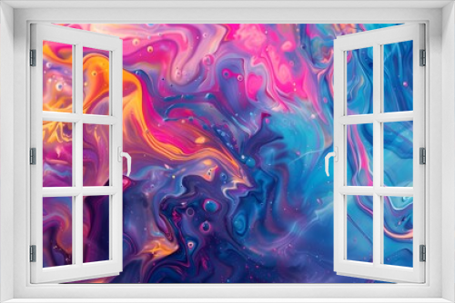 Abstract Fluid Art: A mesmerizing abstract background created with fluid art techniques and vibrant colors.
