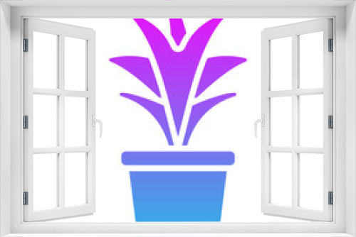 Fototapeta Naklejka Na Ścianę Okno 3D - Plant Icon