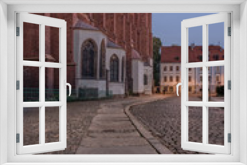 Fototapeta Naklejka Na Ścianę Okno 3D - Church in Wroclaw