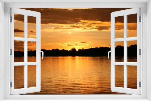 Fototapeta Naklejka Na Ścianę Okno 3D - Sonnenuntergang Angola