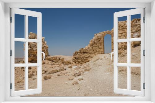 Fototapeta Naklejka Na Ścianę Okno 3D - Ruinen in der Wüste