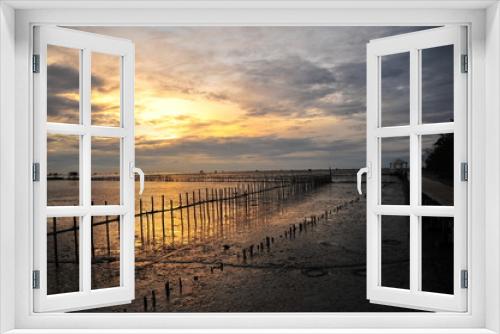 Fototapeta Naklejka Na Ścianę Okno 3D - Seaside Landscape at Sunrise