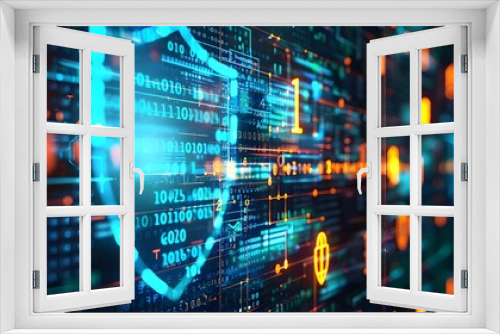 Conceptual Data Security with Shield and Binary Code on Digital Platform