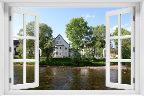Fototapeta Naklejka Na Ścianę Okno 3D - Regen in Zwiesel